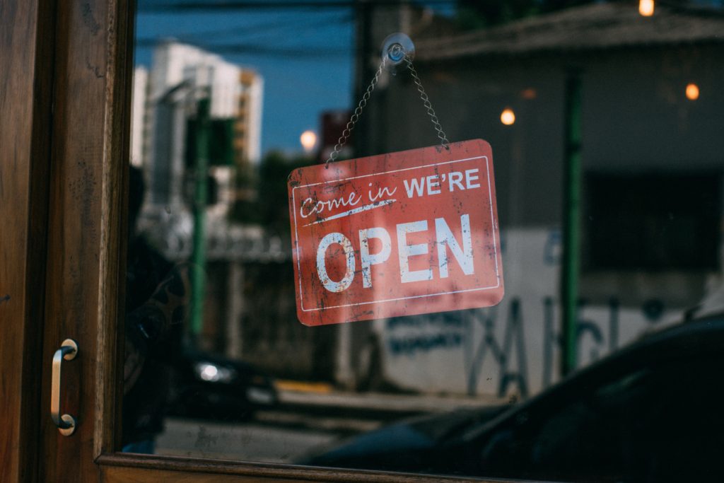 Advertising Agency Open Sign